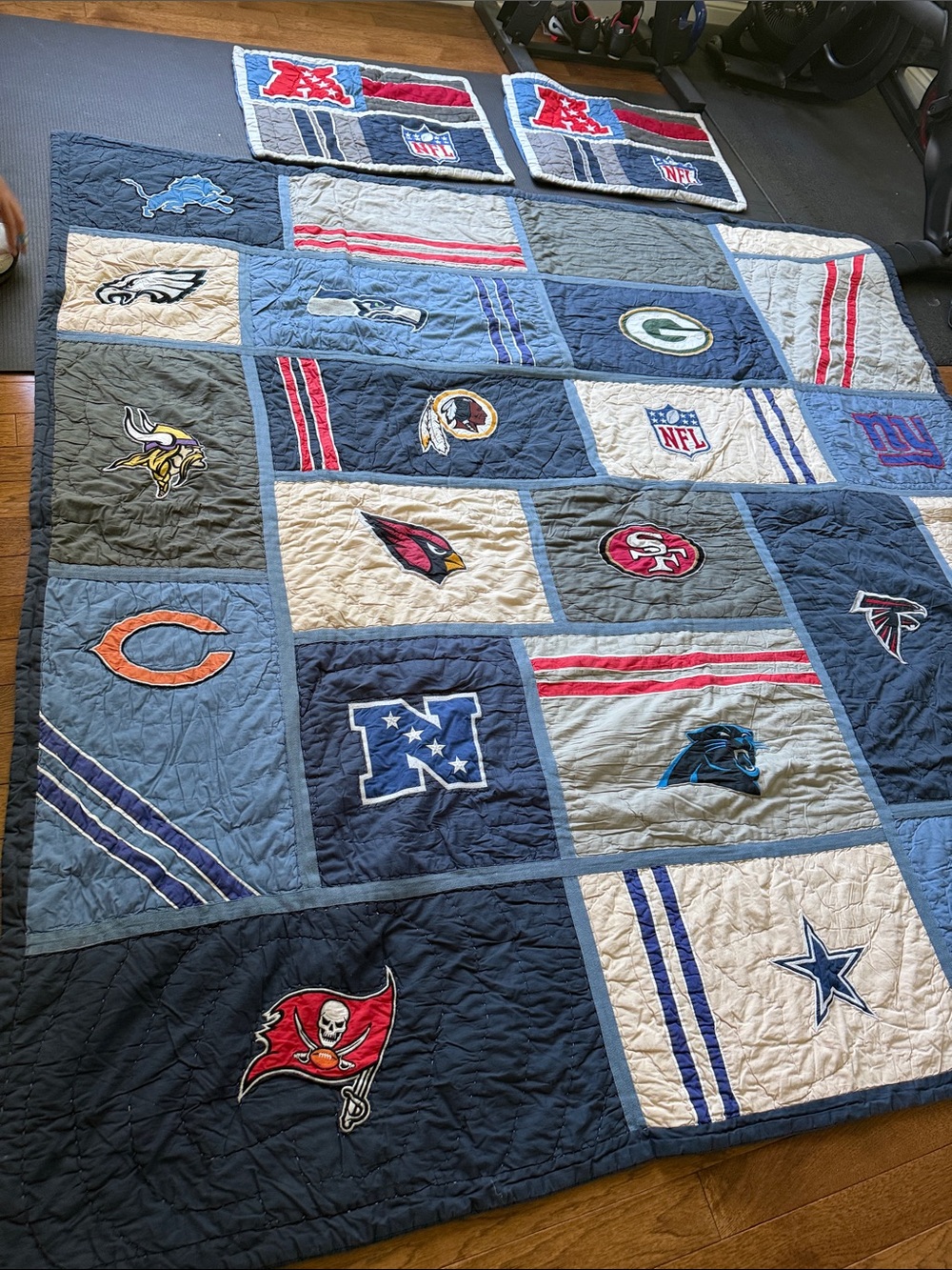pottery Barn NFL quilt